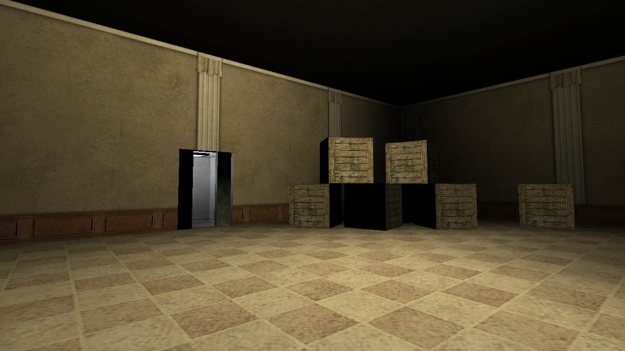 Падение лифта и темнота screenshot 1