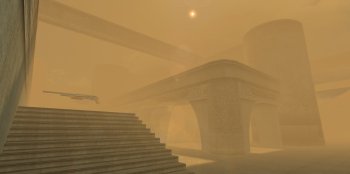 Dusted Courtyard